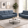 Kohinoor fabric 3+2 sofa in Hyderabad high back modern sofa set