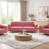 Rado fabric 3+1+1 sofa in Hyderabad modern comfortable sofa set for living room