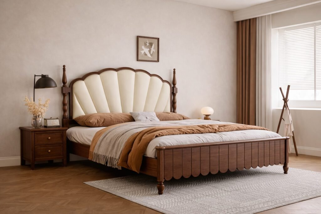 emperor teak wood king size bed in Hyderabad premium wooden cot